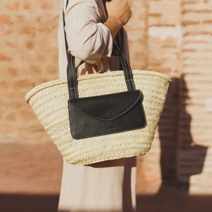 Straw Bag, Straw Basket, Natural Bag, Beach Bag, Handmade Bag, Morocco Bag, Moroccan Basket, Crossbody Bag, French Basket, Summer Bag image 1