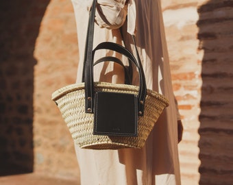 Straw Bag, Straw Basket, Natural Bag, Beach Bag, Handmade Bag, Morocco Bag, Moroccan Basket, Crossbody Bag, français Basket, Summer Bag