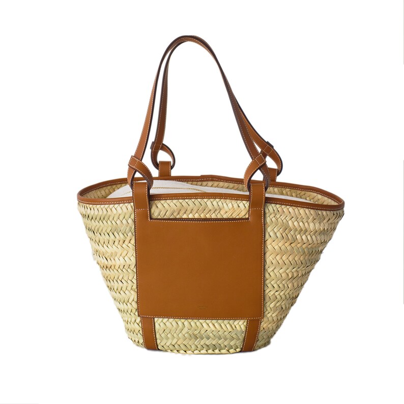 Straw Bag Straw Basket Natural Bag Beach Bag Handmade Bag Etsy