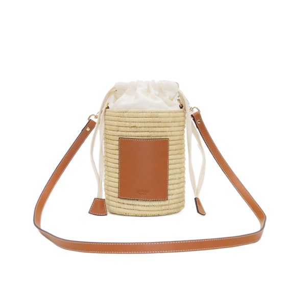 Bolso de rafia, cesta de rafia, bolso natural, bolso de playa, bolso hecho  a mano, bolso marroquí, cesta marroquí, bolso bandolera, cesta francesa,