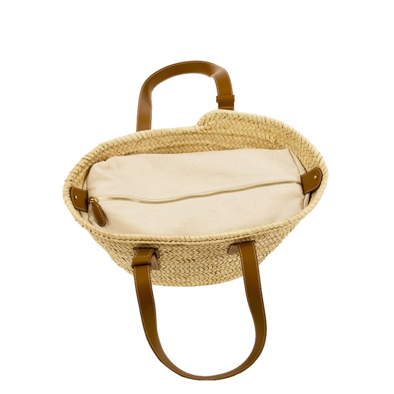 Straw Bag, Straw Basket, Natural Bag, Beach Bag, Handmade Bag, Morocco Bag, Moroccan Basket, Crossbody Bag, français Basket, Summer Bag image 4