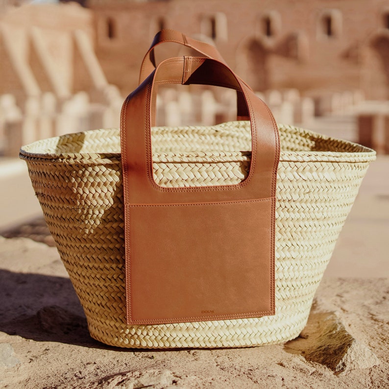 Large Straw Basket Bag Straw Basket Bag Straw Basket Bag Etsy
