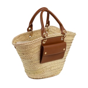 Straw Bag, Straw Basket, French Basket, Handmade Basket, Morocco Basket, Beach Bag image 3