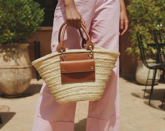 Straw Bag, Straw Basket, French Basket, Handmade Basket, Morocco Basket, Beach Bag
