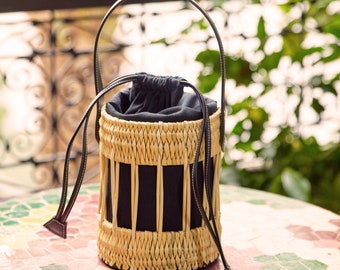 Reed Bag, Reed Basket, Natural Bag, Beach Bag, Handmade Bag, Morocco Bag, Moroccan Basket, Crossbody Bag, French Basket, Summer Bag