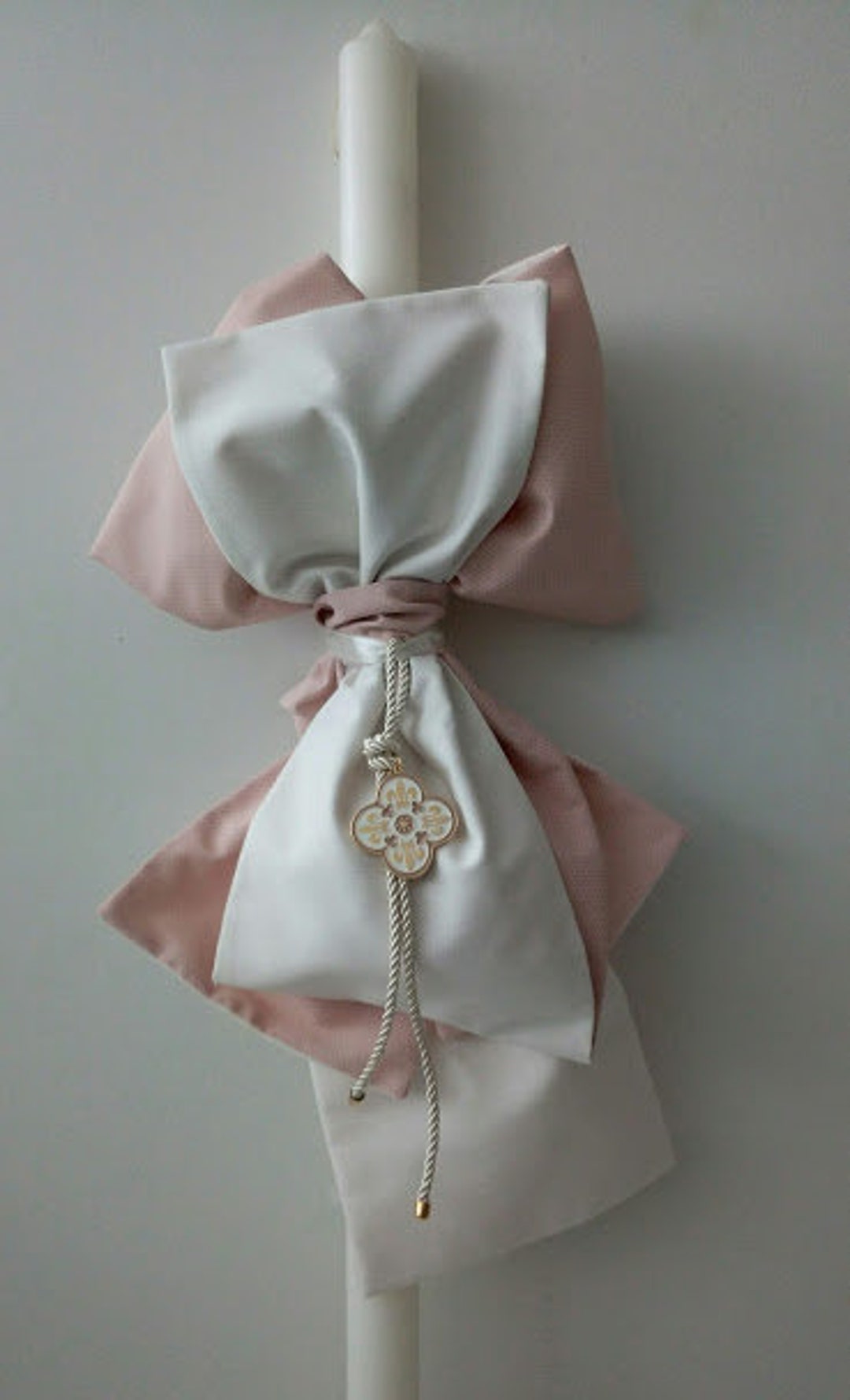 Baptism/christening Candle/lambatha/baptism Lambatha/greek Orthodox