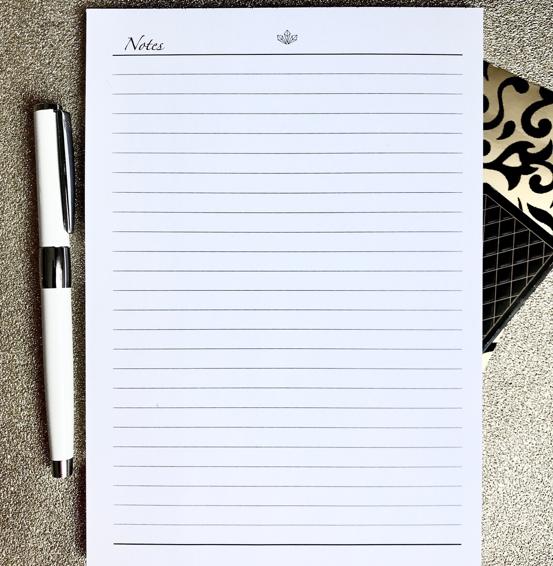 Stylish Notepad Notes A5 for Desk Office Etsy UK