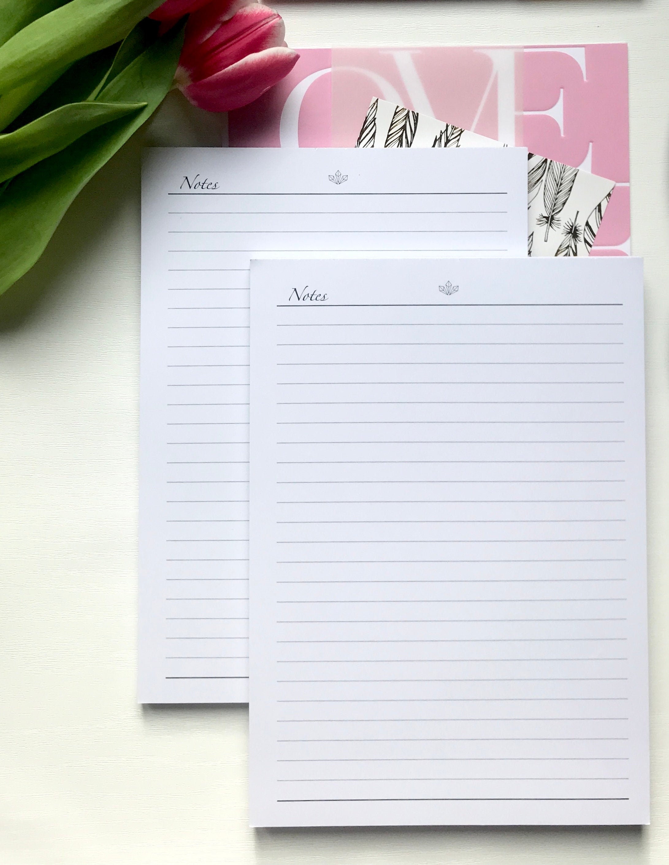 Stylish Notepad Notes A5 for Desk Office Etsy UK