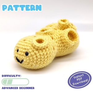 PATTERN | Otavia Mini Crochet Plush | Prehistoric Sea Sponge Species | Extinct Precambrian Fossil | Includes Fun Facts!