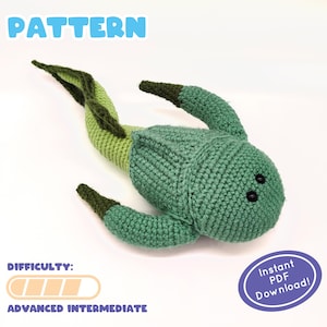 PATTERN | Bothriolepis Crochet Plush | Devonian Period Armored Fish Species | Unique Prehistoric Project | Includes Fun Facts Page!
