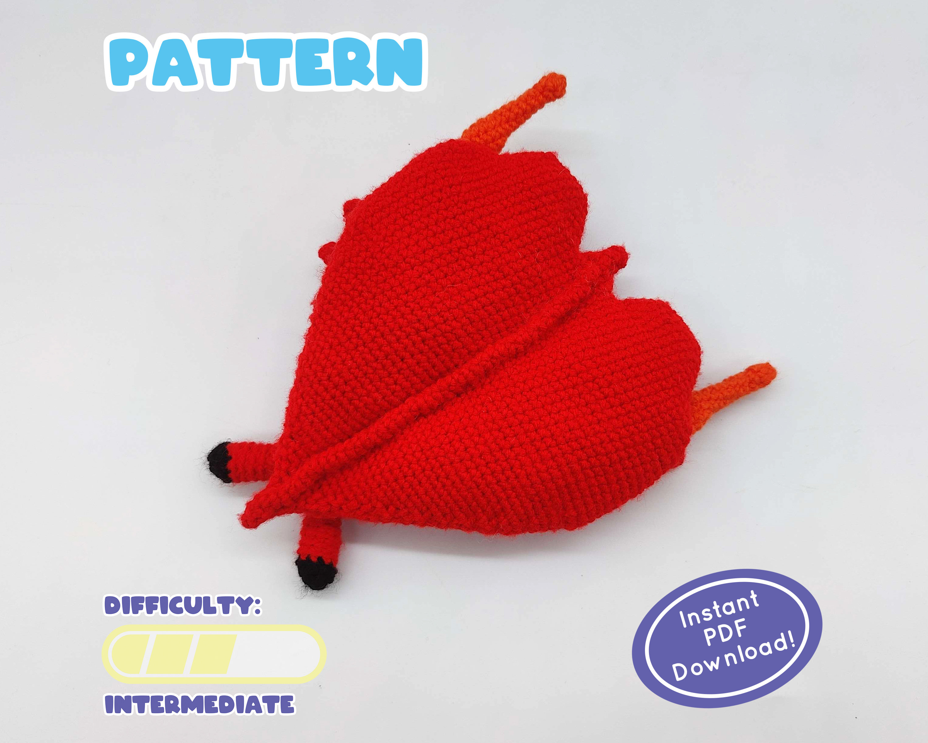 PATTERN | Duplapex Crochet Plush | Rare Heart-shaped Cambrian Sea