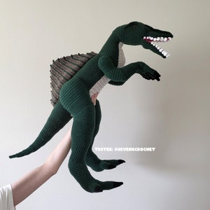 Pattern Spinosaurus Giant Crochet Plush Advanced Challenge Makes Great Gift For Dinosaur Pattern Spinosaurus Giant Crochet Plush Advanced Challenge Makes Great Gift For Dinosaur