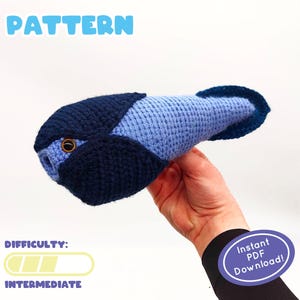 PATROON | Arandaspis gehaakt pluche | Kaakloze vis uit de Ordovicium-periode | Uniek prehistorisch amigurumi-project | Inclusief blad met leuke weetjes