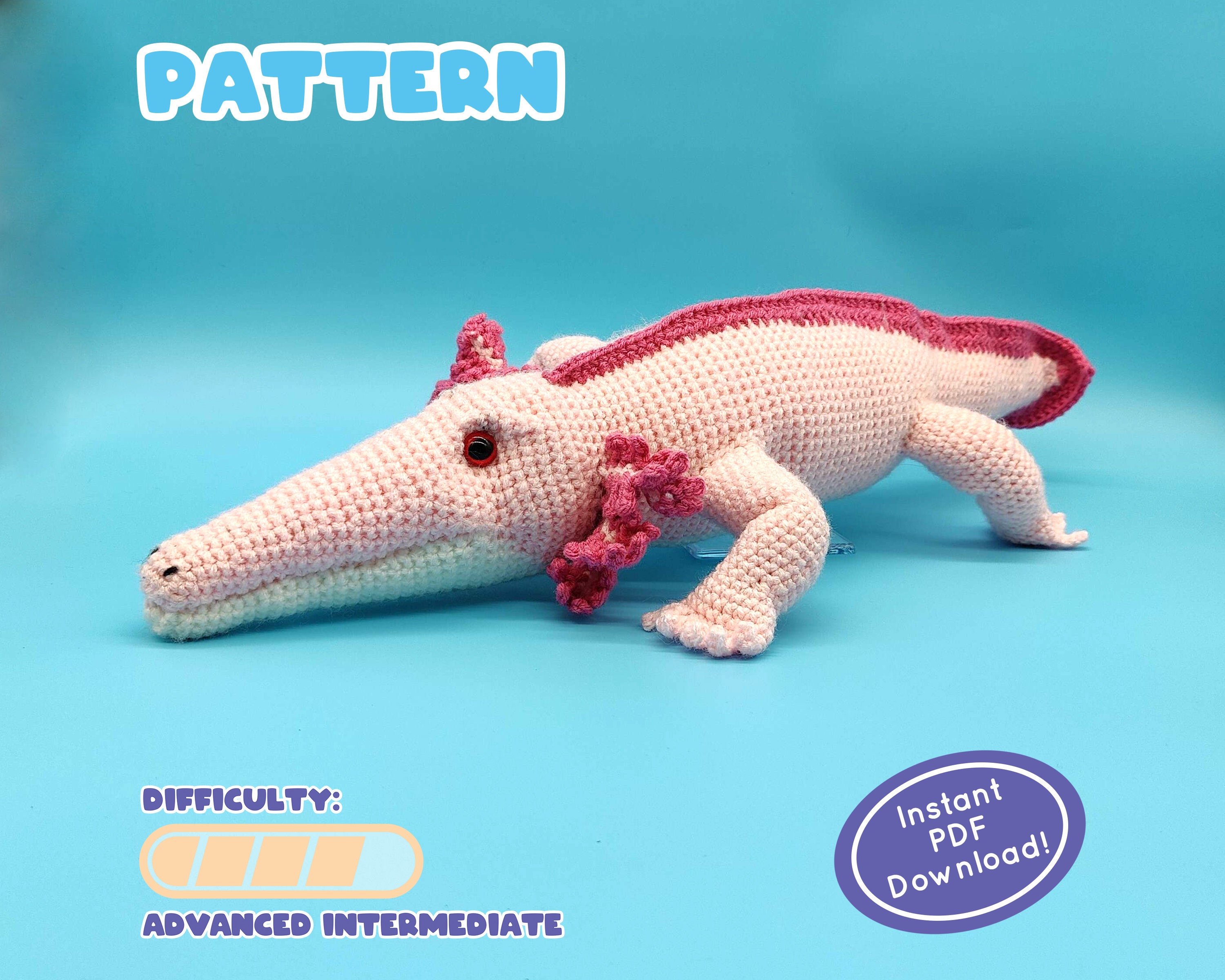 PATTERN | Prionosuchus Crochet Plush | Giant Prehistoric Amphibian
