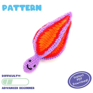 PATTERN | Rangea Crochet Plush | Unique Ediacaran Period Species | PreCambrian Fossil Design | Great for Paleo Lovers | Includes Fun Facts!