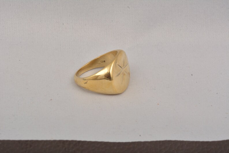 Brass Signet Ring-Personalized Signet Ring-Initial Signet Ring-Monogram Ring-Personalized Jewelry-Signet Ring-Monogram Jewelry-Bridesmaid