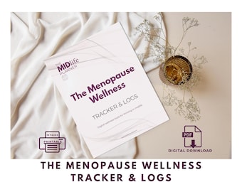 Menopause Wellness Tracker: Printable Planner (PDF) | Perimenopause | Menopause | Planner