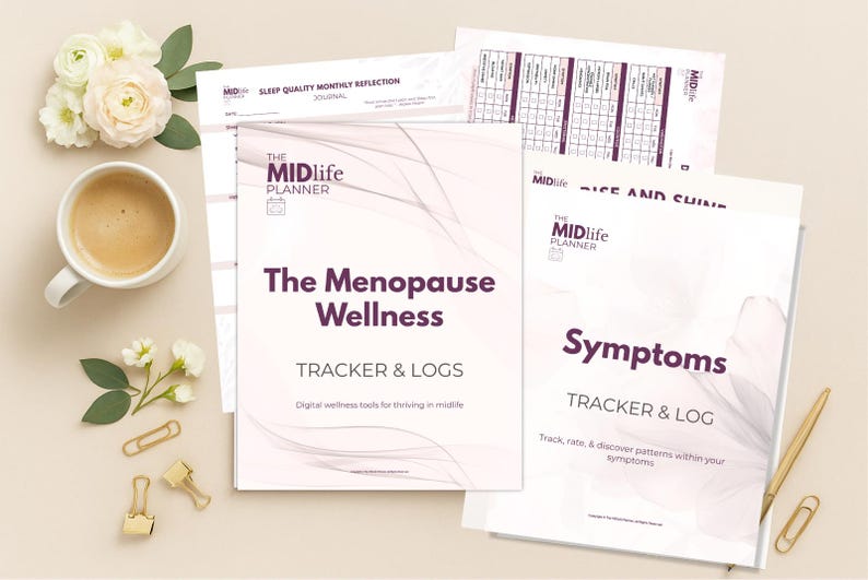 Menopause Wellness Tracker: Printable Planner (PDF) | Perimenopause ...