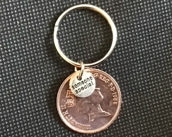 Lucky penny 36th birthday gift polished coin dated 1988 for him for her