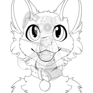 P2U Canine dog Icon base for adopts commissions furry art