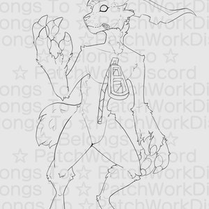 P2u patch bunny rabbit base for adoptable commissions art