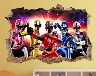 Power Rangers Decal Etsy