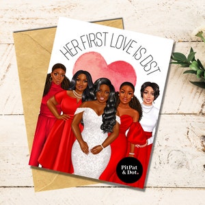 Black Bride- Red and White/ Sorority/ Sisterhood/1913/Curves
