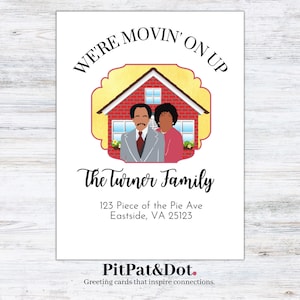 Change of Address Card, Moving Announcement, The Jeffersons