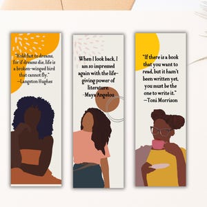 Bookmark Bundle, African American, Book Lover Gift