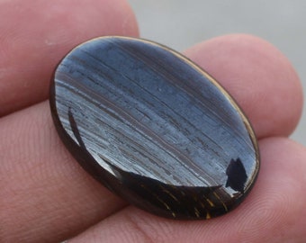 Iron Tiger Gemstone Healing Pendent Making Jewelry Stone 34X22X05 MM Wholesale Price Stunning Iron Tiger Cabochon Valentine Gift US-3835