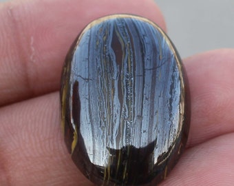 Iron Tiger Gemstone Healing Pendent Making Jewelry Stone 34X22X05 MM Wholesale Price Stunning Iron Tiger Cabochon Valentine Gift US-3835