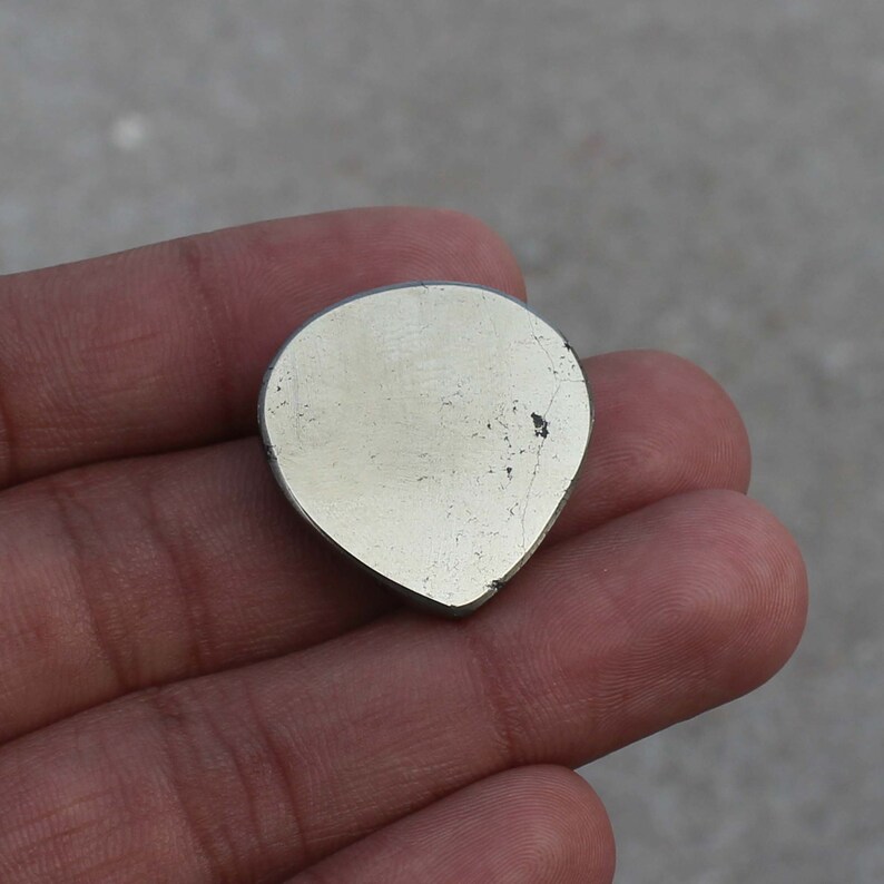 Exclusive Golden Apache Pyrite Cabochon 26X26X06 MM Handmade Loose Stone Very Pretty Healing Golden Apache Pyrite Gemstone US-1993
