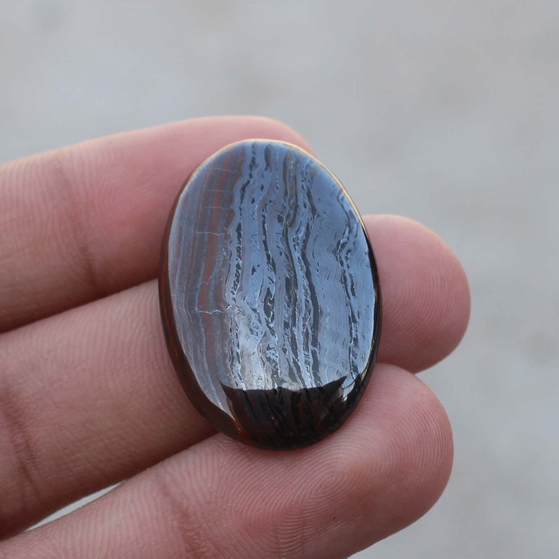 Iron Tiger Gemstone Healing Pendent Making Jewelry Stone 34X22X05 MM Wholesale Price Stunning Iron Tiger Cabochon Valentine Gift US-3835