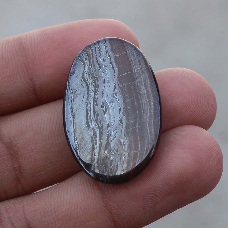 Iron Tiger Gemstone Healing Pendent Making Jewelry Stone 34X22X05 MM Wholesale Price Stunning Iron Tiger Cabochon Valentine Gift US-3835