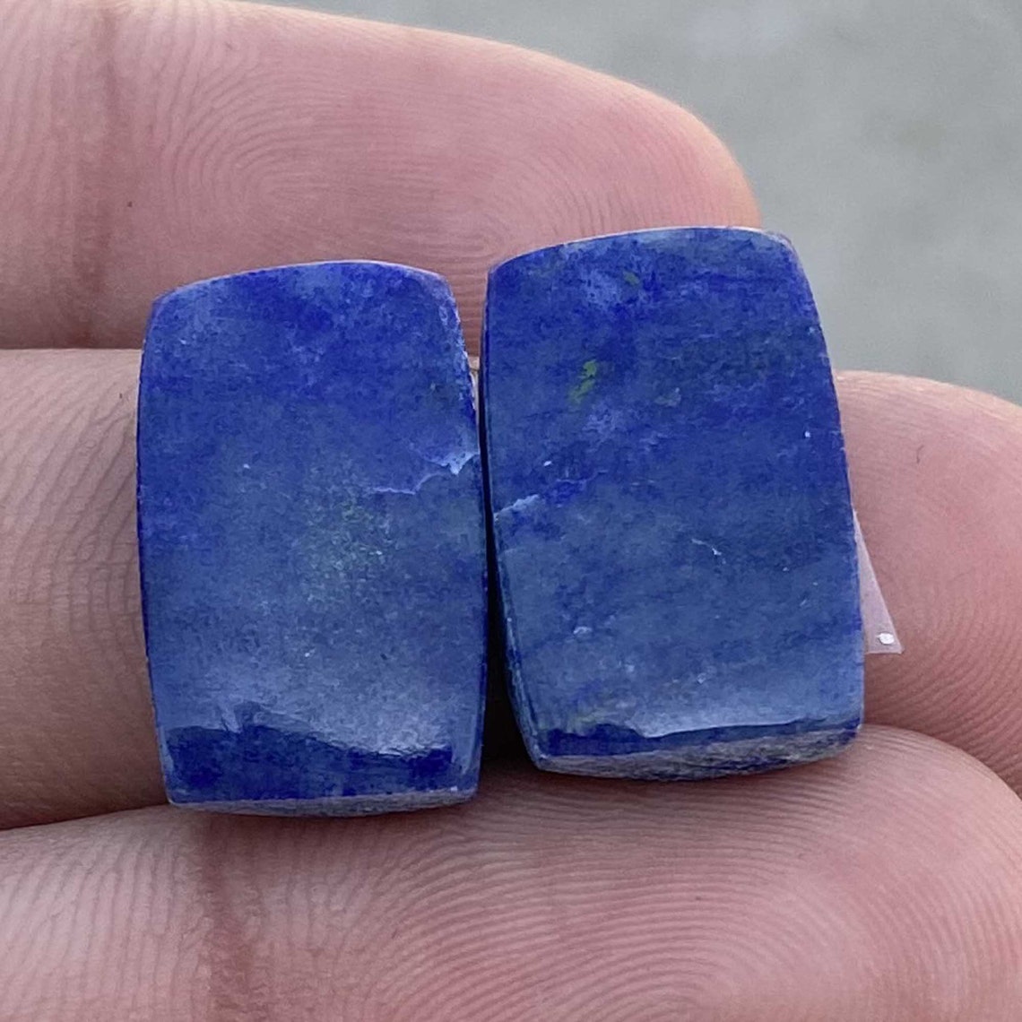 Lapis Lazuli Gemstone 18X11X05 MM Loose Handmade Jewelry Etsy
