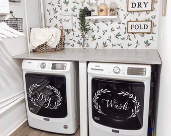 Washing machine / dryer decal