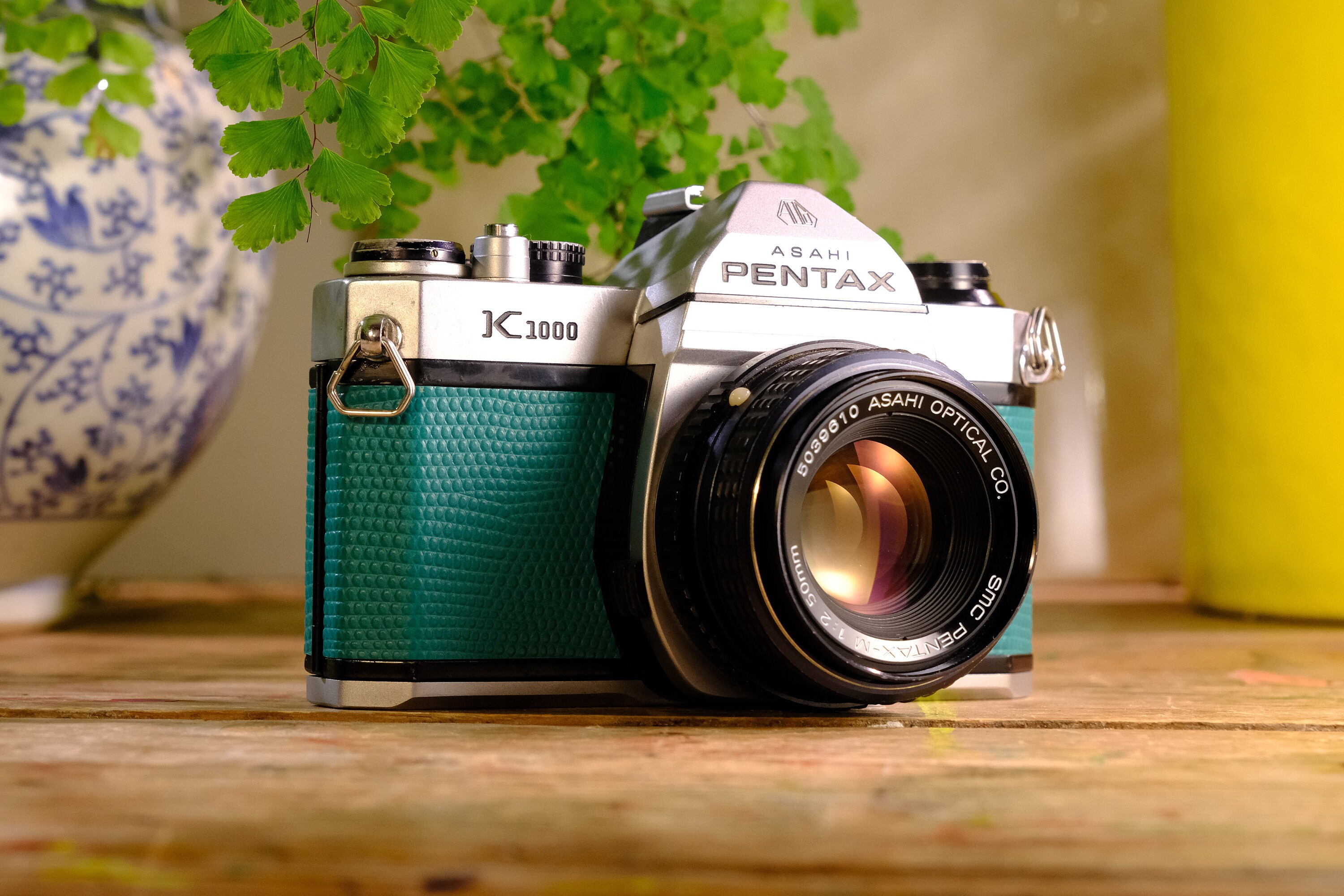 Light Green Pentax K1000 35mm Film Camera with Prime Pentax Etsy