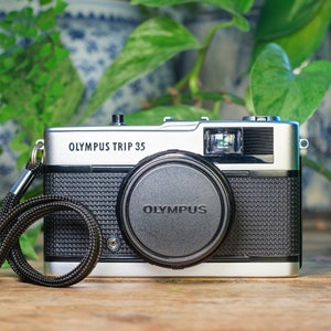 Olympus Trip 35 Vintage 35mm Film Camera Tested & Fully Refurbished 100 Day Guarantee Complete Instructions Included Strap and Lens Cap