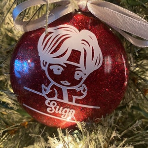 BTS Character Christmas Ornaments