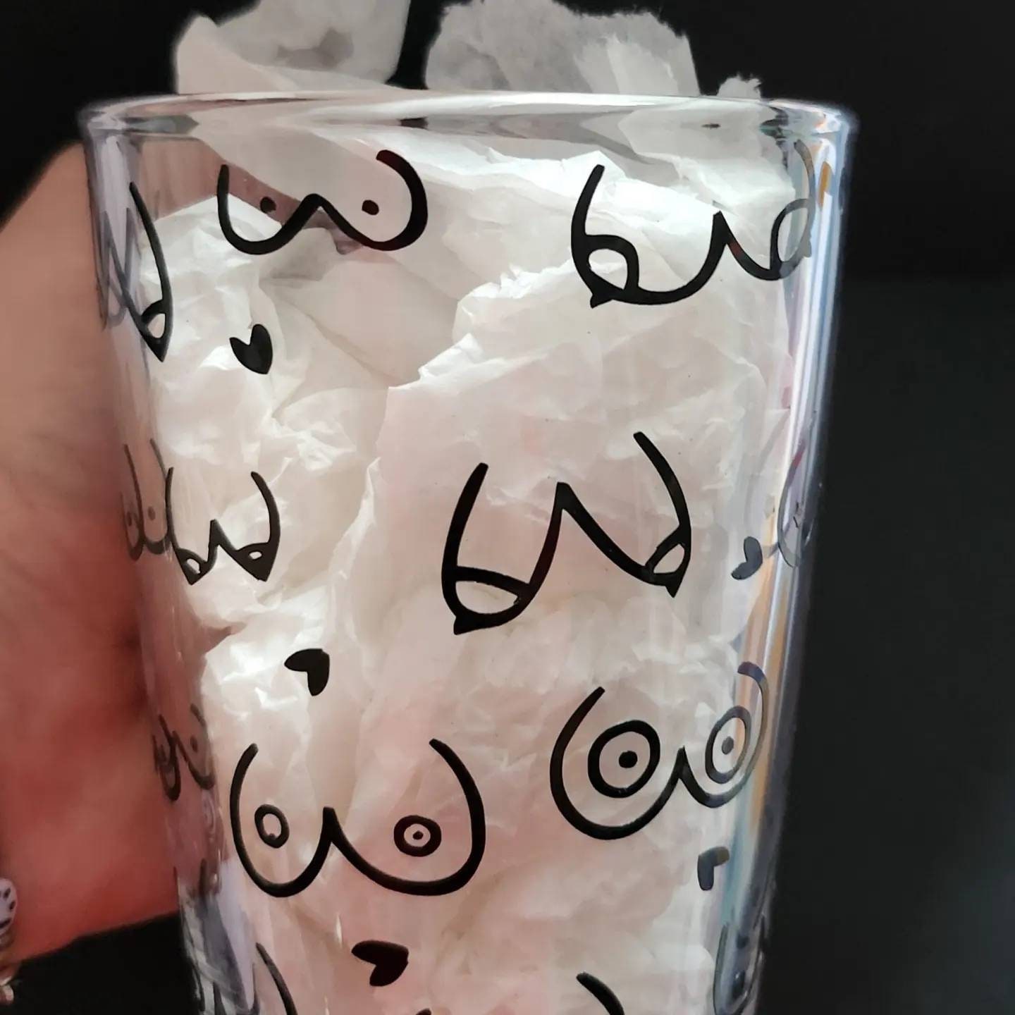 Willy Glass Mug/boob Glass Mug/fun/rude/adults Only/prezzie/valentines - Etsy UK
