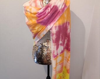 Tie Dye Pashmina Shawl /Scarf