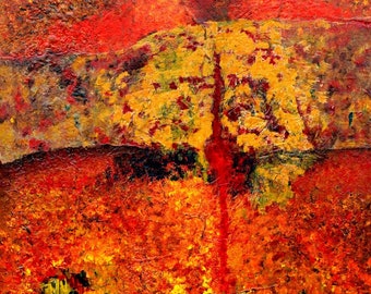 Red - giclee fine art print