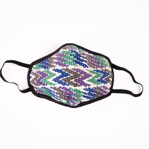 Mayan Face Mask MADE IN GUATEMALA, Indigenous design, Huipil, Embroidered, washable, reusable, Unisex face covering