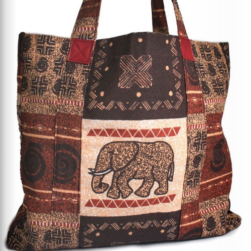 Kenyan Tote Shopping Bag MADE IN KENYA Indigenous Design Etsy