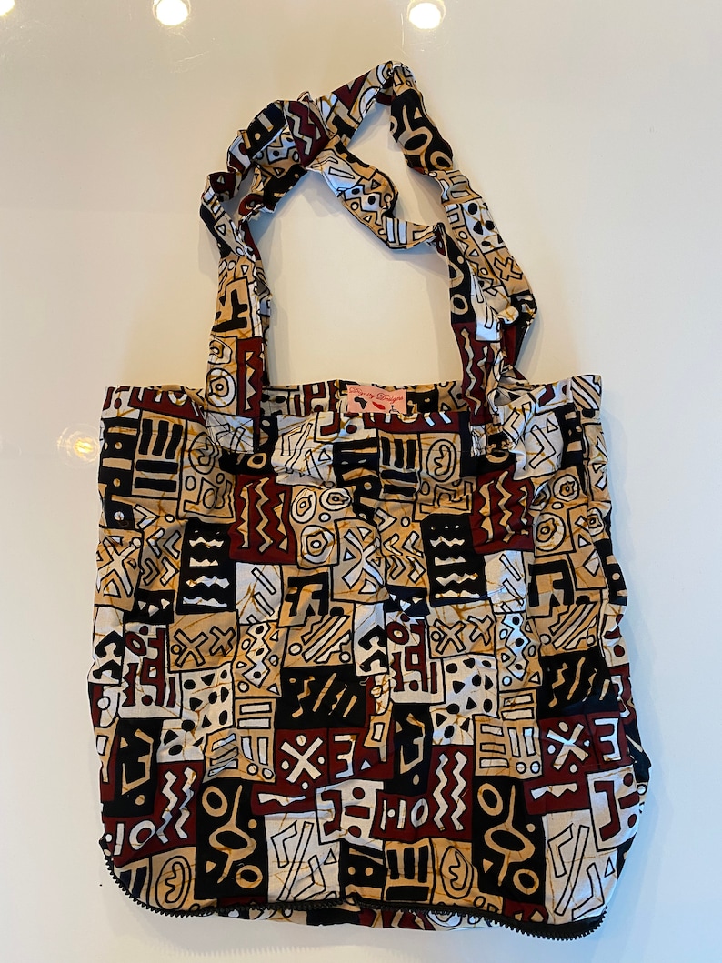 Kenyan Tote Shopping Bag MADE IN KENYA Indigenous Design Etsy