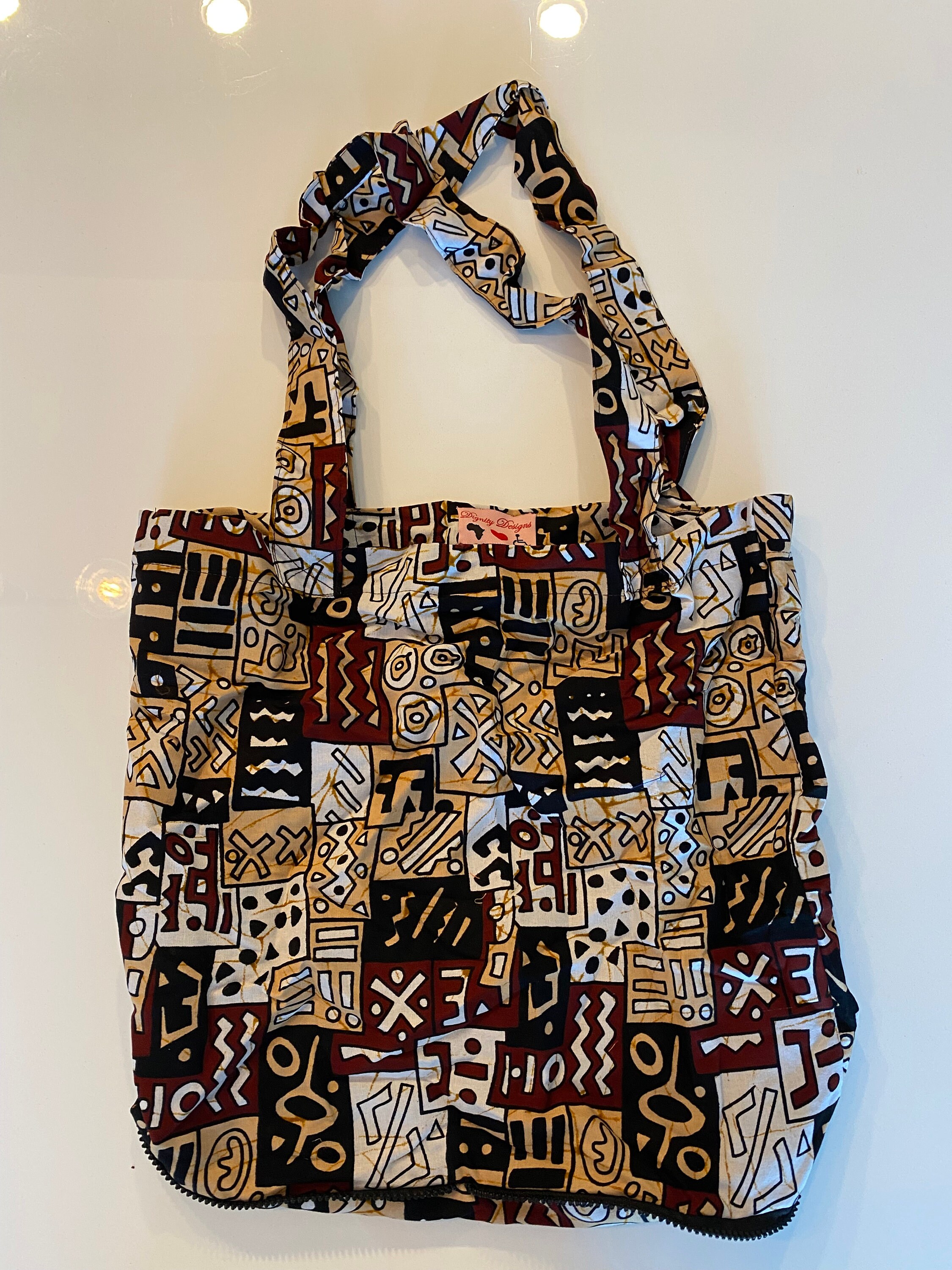 Kenyan Tote Shopping Bag MADE IN KENYA Indigenous Design Etsy