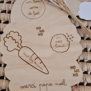Pancarte en bois personnalisée - calendrier de l'avent- Attendre Noël avec magie -