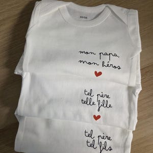 Body bébé personnalisé/ annonce grossesse originale/ body bébé/ bodies bébé/ cadeau babyshower / cadeau futur papa/mamie/maman