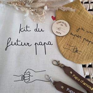Body Bébé Personnalisé "Chef De Chantier" - Cadeau Humour Papa, Fête Des Pères, Naissance - 100% Coton