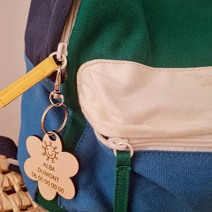 Etiquette cartable - sac à dos - crèche- coordonnées
